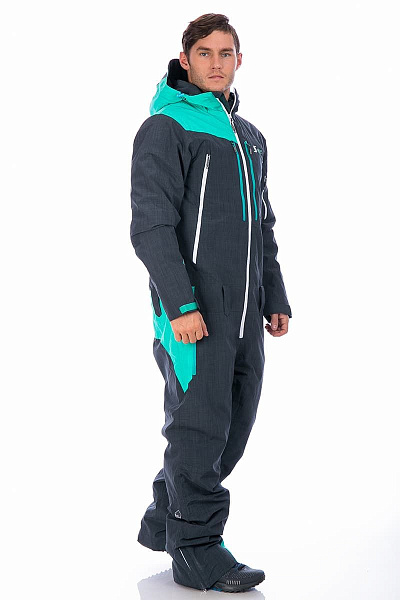 Мужской горнолыжный Комбинезон Snow Headquarter Серый, 838115