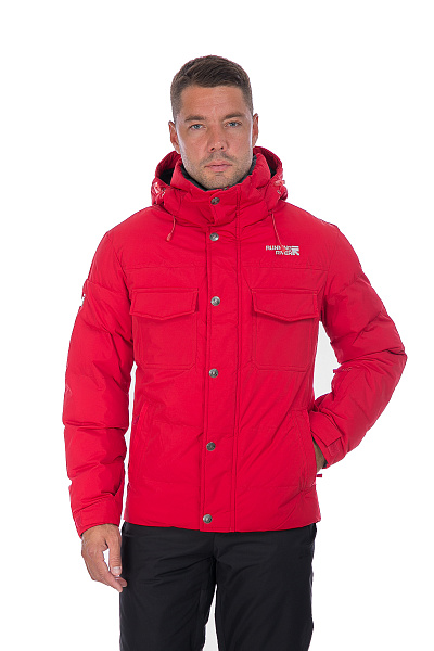 Мужской зимний Пуховик Running River Красный, 827871