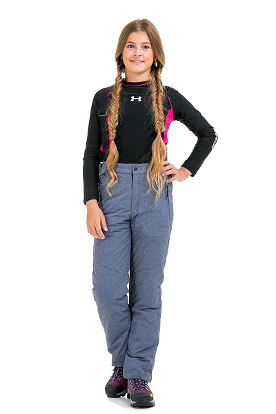 Детские горнолыжные Штаны High Experience Серый, 6980182