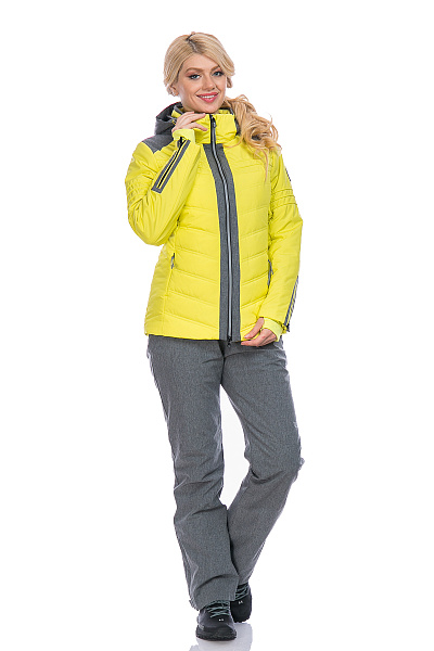 Женская горнолыжная Куртка WHS Желтый, 8783247