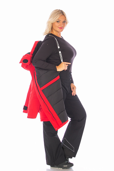 Женская зимняя Парка WHS Красный, 8783339