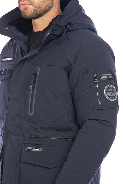 Парка WHS Темно-синий, 8783456