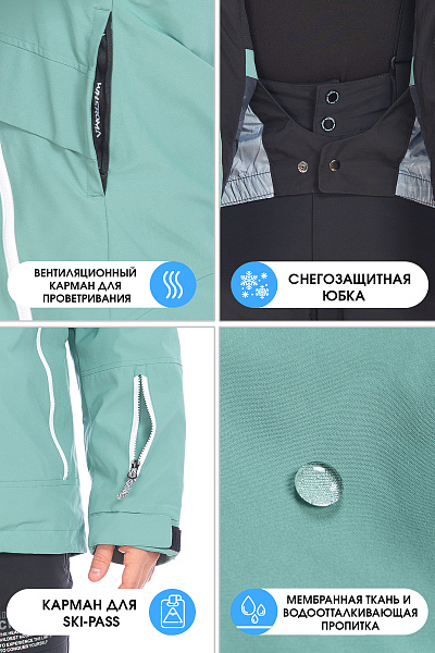 Куртка WHS Зеленый, 8783405