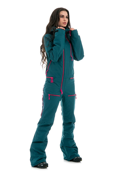 Женский горнолыжный Комбинезон Running River Бирюзовый, 827818