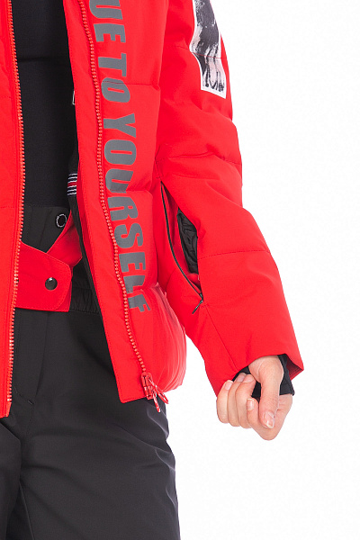 Пуховик Tisentele Красный, 847619