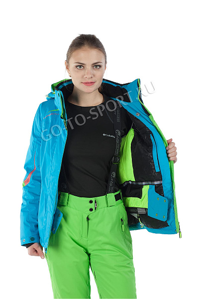 Женская горнолыжная Куртка WHS Голубой, 878315