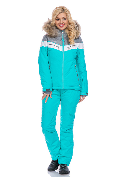 Женский горнолыжный Костюм High Experience Бирюзовый, 6980309K2