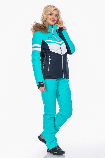 Женский горнолыжный Костюм High Experience Бирюзовый, 6980314K2