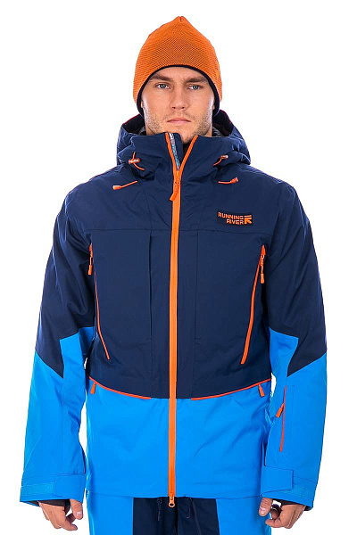 Мужская горнолыжная Куртка Running River Синий, 827834