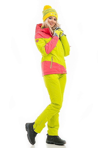 Женский горнолыжный Костюм High Experience Салатовый, 6980196K2