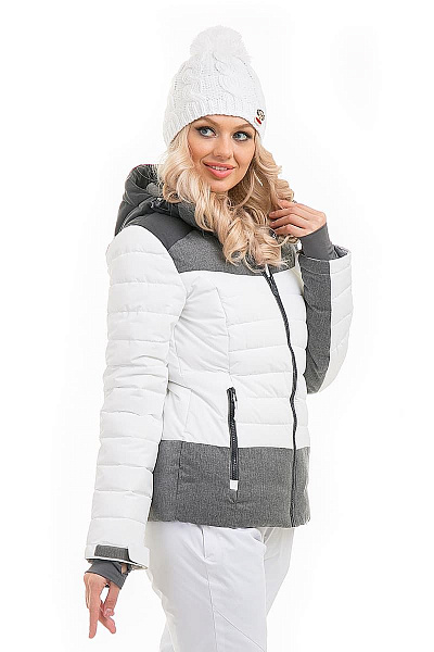Женский горнолыжный Пуховик High Experience Белый, 6980209