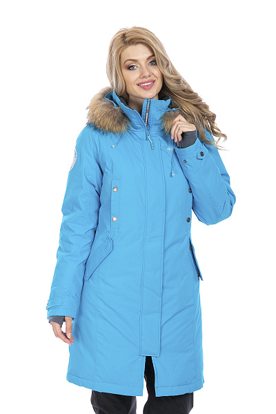 Женская зимняя Парка Running River Голубой, 8278112