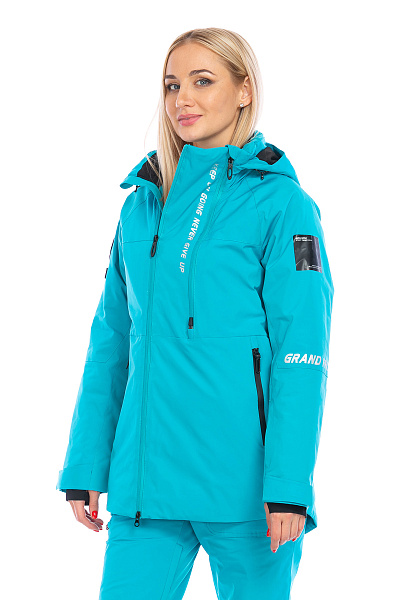 Женская горнолыжная Куртка WHS Бирюзовый, 8783333