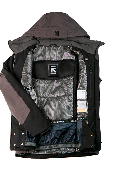 Мужская горнолыжная Куртка Running River Черный, 8278136