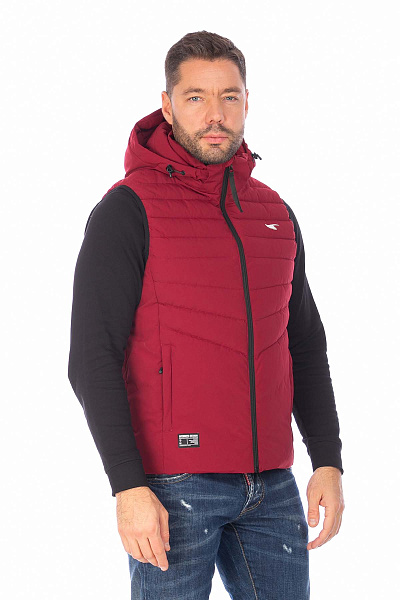 Жилет Tisentele Бордовый, 847646