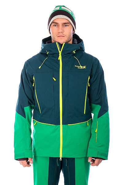 Мужская горнолыжная Куртка Running River Зеленый, 827833