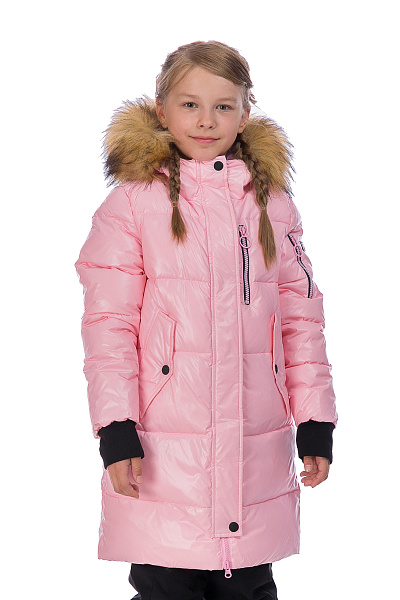 Детский зимний Пуховик WHS Розовый, 8783210
