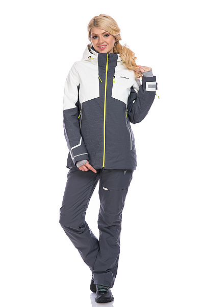 Женская горнолыжная Куртка WHS Серый, 8783250