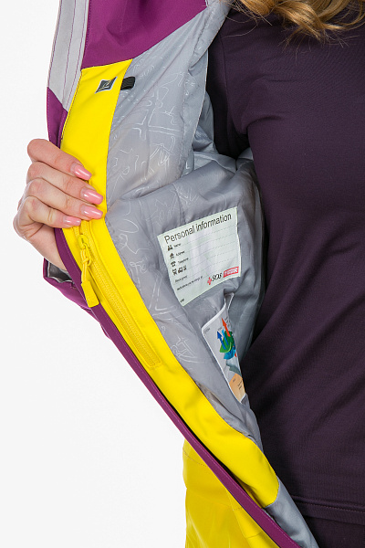 Женский горнолыжный Комбинезон Running River Желтый, 827830