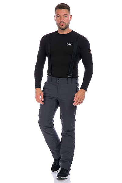 Мужские горнолыжные Штаны WHS Темно-серый, 8783189