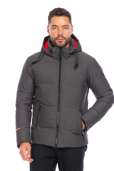 Мужской зимний Пуховик Lafor Темно-серый, 767058