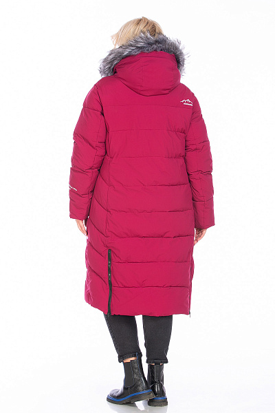 Пуховик WHS Малиновый, 8783401