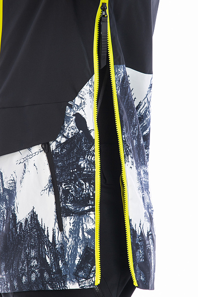 Мужской горнолыжный Анорак WHS Черный, 8783352