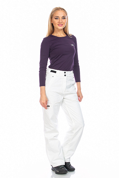 Женские горнолыжные Штаны WHS Белый, 8783344