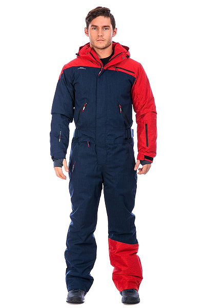 Мужской горнолыжный Комбинезон Snow Headquarter Темно-синий, 83817
