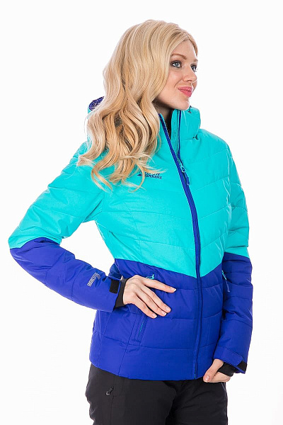 Женский горнолыжный Пуховик High Experience Бирюзовый, 6980292