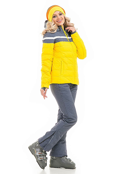 Женский горнолыжный Костюм High Experience Желтый, 6980201K1