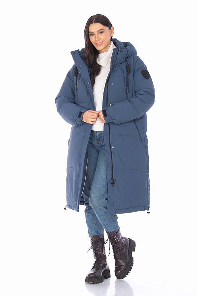 Пуховик FREE COVER Синий, 70672