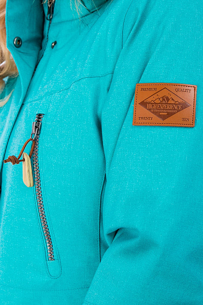 Женская зимняя Парка High Experience Бирюзовый, 6980241