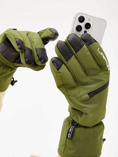 Перчатки Lafor Оливковый, 7670186