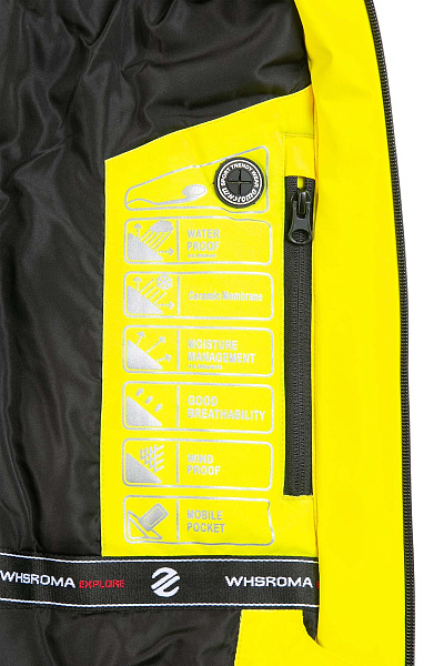 Мужской горнолыжный Костюм WHS Желтый, 8783467K1