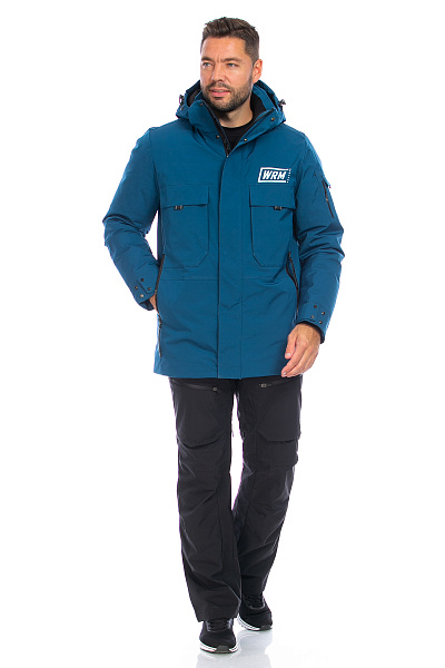 Мужская зимняя Парка WHS Серо-синий, 8783355