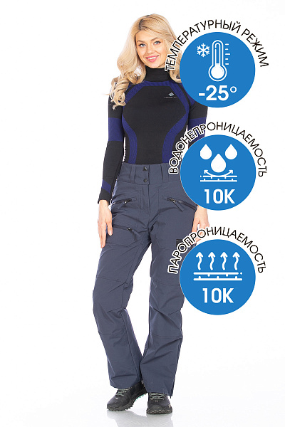 Штаны WHS Темно-синий, 8783417