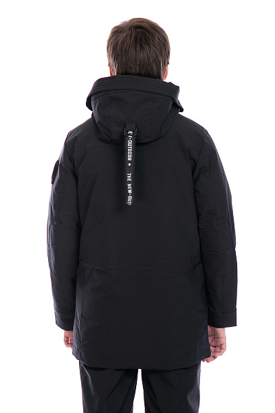 Детская зимняя Парка WHS Черный, 8783283