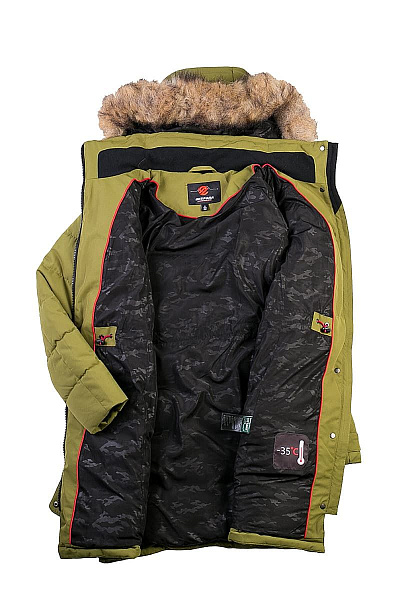 Женская зимняя Куртка WHS Зеленый, 878382