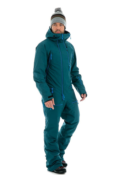 Мужской горнолыжный Комбинезон Running River Бирюзовый, 827817