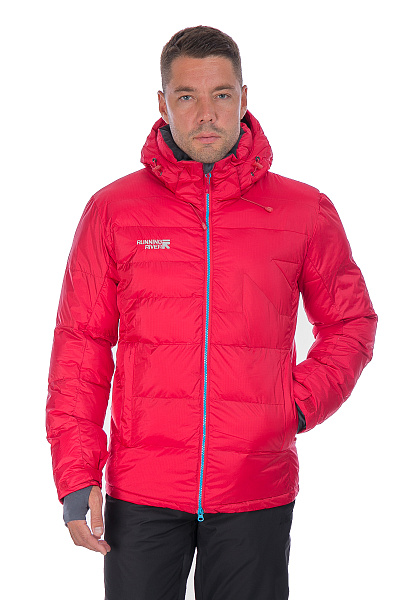Мужской горнолыжный Пуховик Running River Красный, 827869