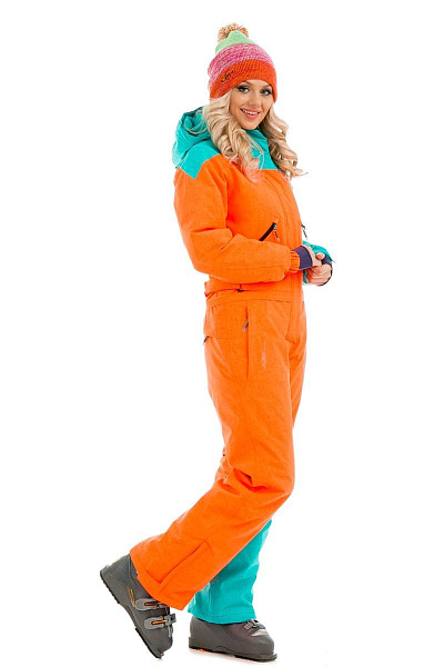 Женский горнолыжный Комбинезон Snow Headquarter Оранжевый, 83818