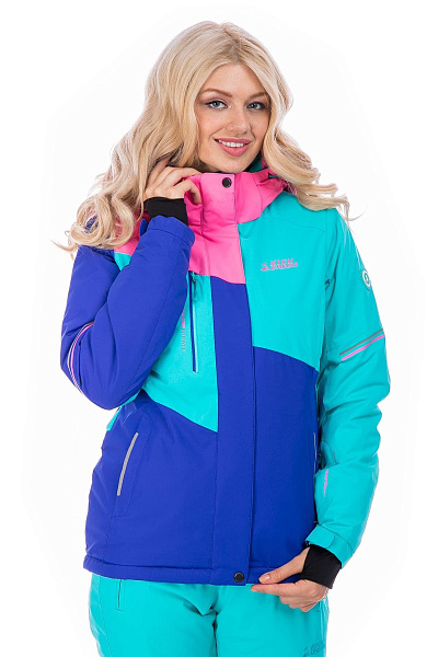 Женская горнолыжная Куртка High Experience Голубой, 6980279