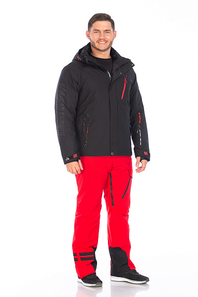 Мужской горнолыжный Костюм WHS Черный, 8783398K2