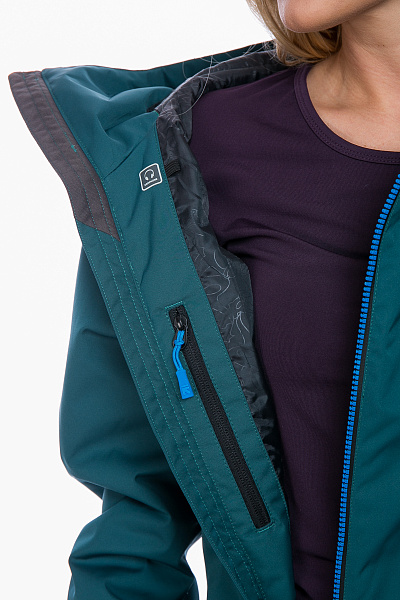 Женский горнолыжный Комбинезон Running River Бирюзовый, 827895