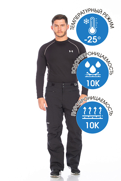 Штаны WHS Черный, 8783415