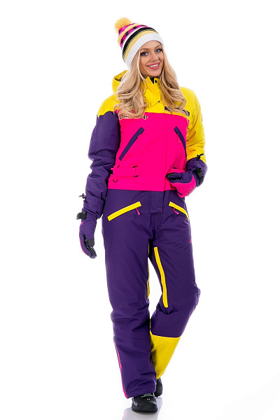 Женский горнолыжный Комбинезон High Experience Фиолетовый, 6980247