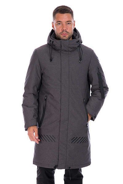 Мужская зимняя Парка WHS Темно-серый, 8783201