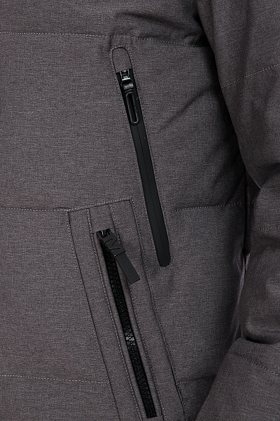 Мужской зимний Пуховик WHS Темно-серый, 8783228