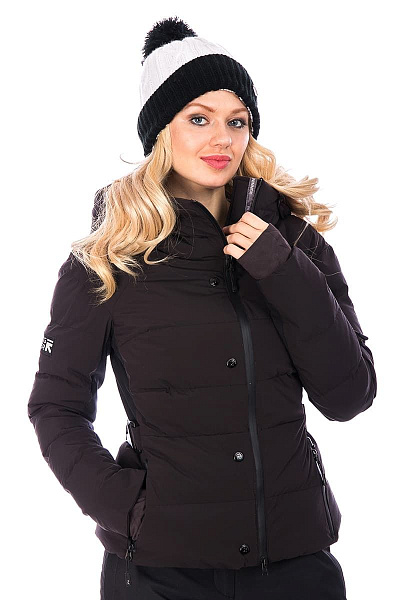 Женский горнолыжный Пуховик Running River Черный, 827825